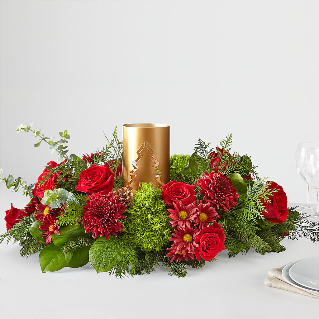 Toast the Season Centerpiece – Mc Gardens, Las Vegas NV