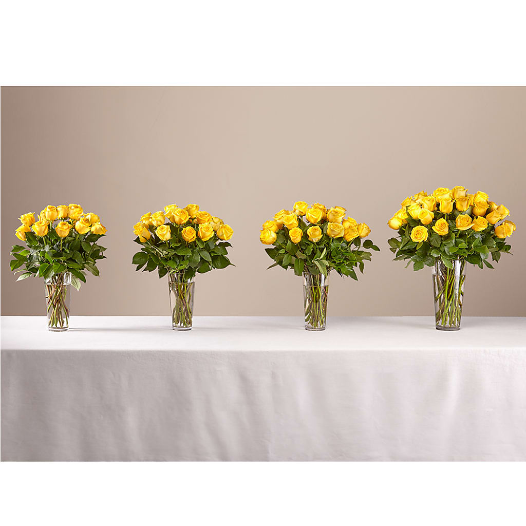 Long Stem Yellow Rose Bouquet – Mc Gardens, Las Vegas NV