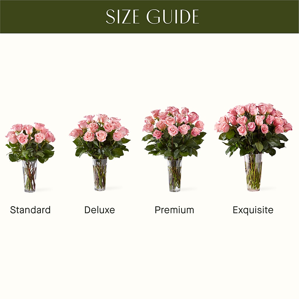 Long Stem Pink Rose Bouquet – Mc Gardens, Las Vegas NV