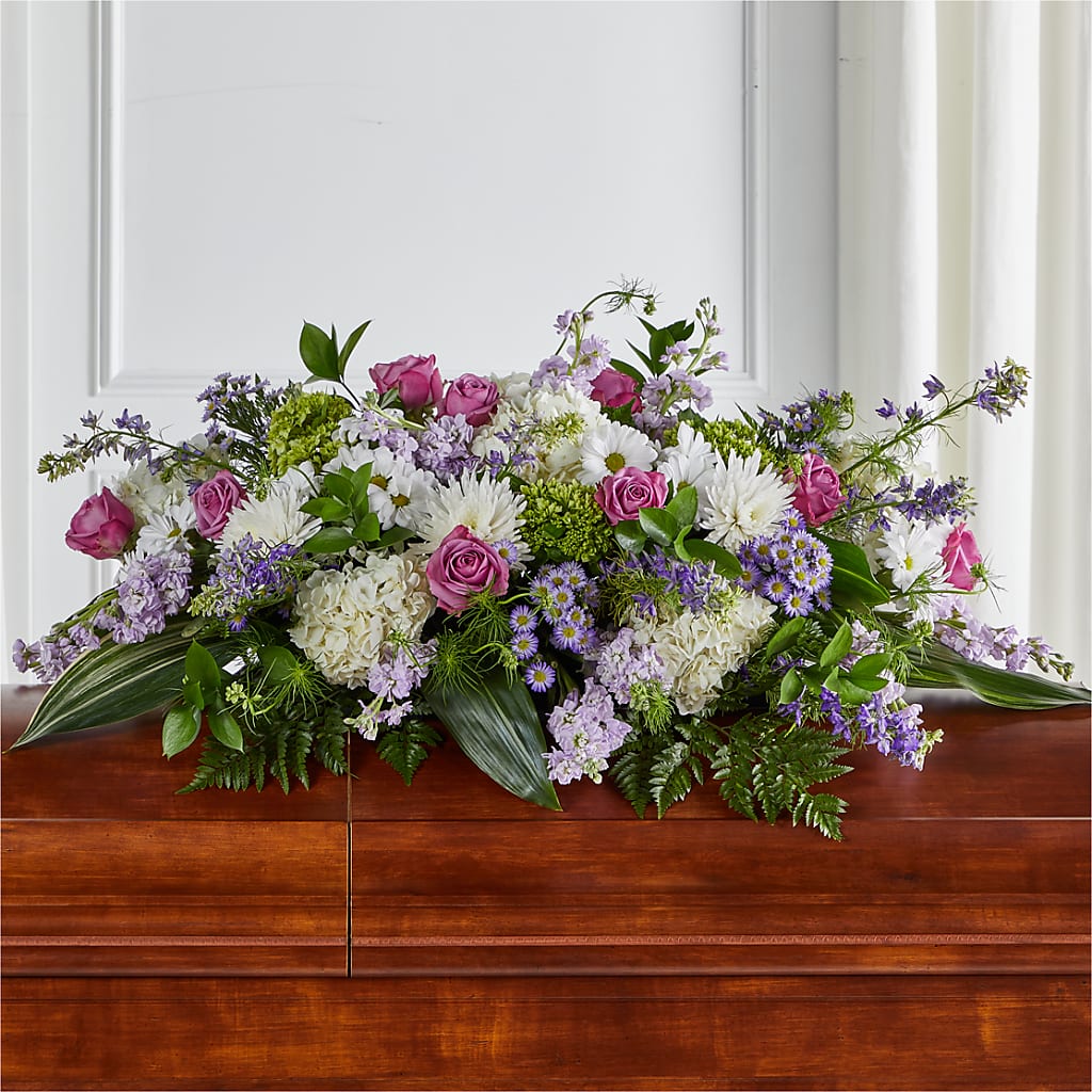 Meadows of Serenity Casket Spray – Mc Gardens, Las Vegas NV