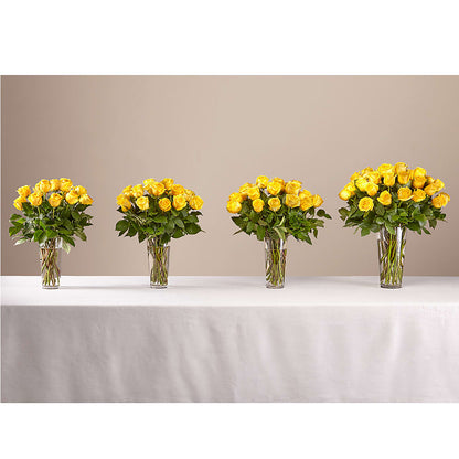 Long Stem Yellow Rose Bouquet –  Mc Gardens, Las Vegas NV