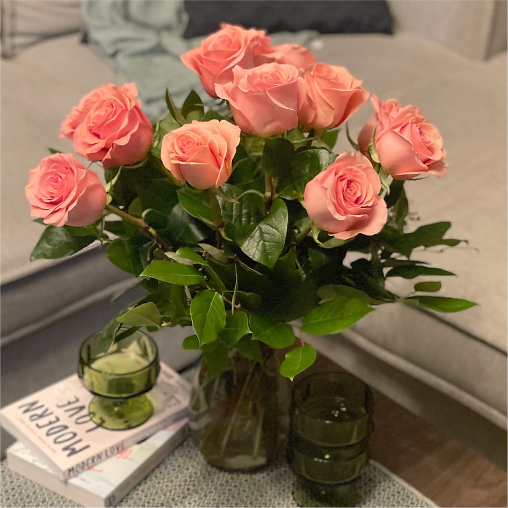 Long Stem Pink Rose Bouquet –  Mc Gardens, Las Vegas NV