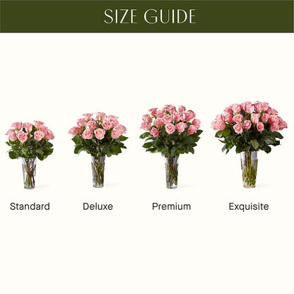 Long Stem Pink Rose Bouquet –  Mc Gardens, Las Vegas NV