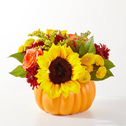 Golden Gourd Pumpkin Bouquet –  Mc Gardens, Las Vegas NV