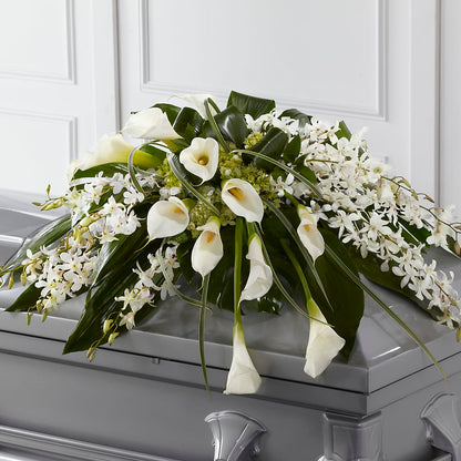 Angel Wings Casket Spray –  Mc Gardens, Las Vegas NV