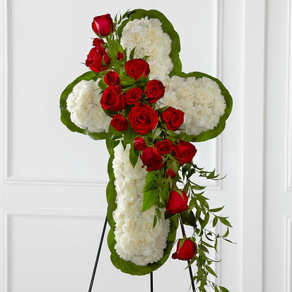 Floral Cross Easel –  Mc Gardens, Las Vegas NV