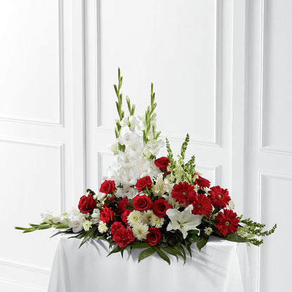Crimson & White Arrangement –  Mc Gardens, Las Vegas NV