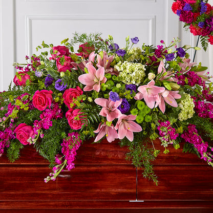 Radiant Tribute Casket Spray –  Mc Gardens, Las Vegas NV