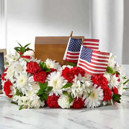 Spirit of Patriotism Cremation Adornment –  Mc Gardens, Las Vegas NV