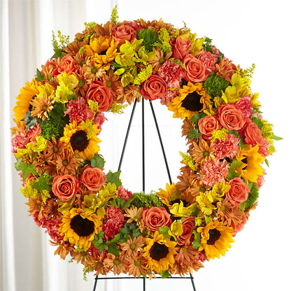 Autumnal Memories Wreath (Standard) –  Mc Gardens, Las Vegas NV