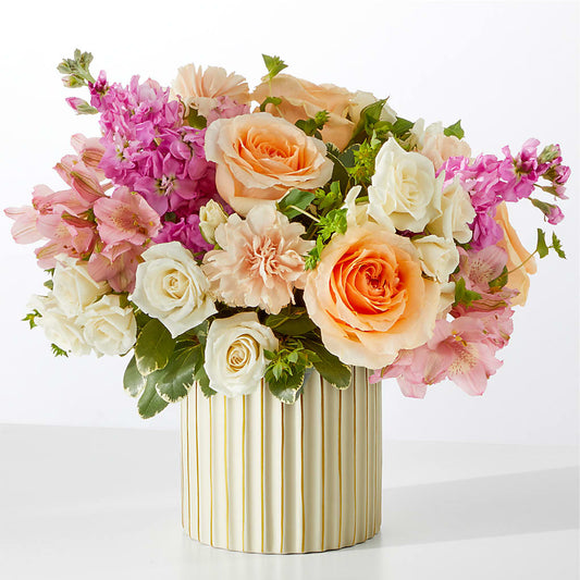 Paradise Bouquet with Ivory Vase –  Mc Gardens, Las Vegas NV