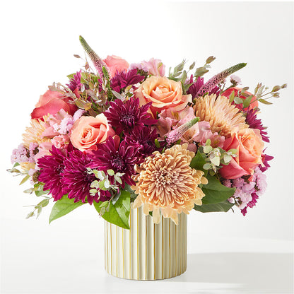 Berry Cobbler Bouquet with Ivory Vase –  Mc Gardens, Las Vegas NV